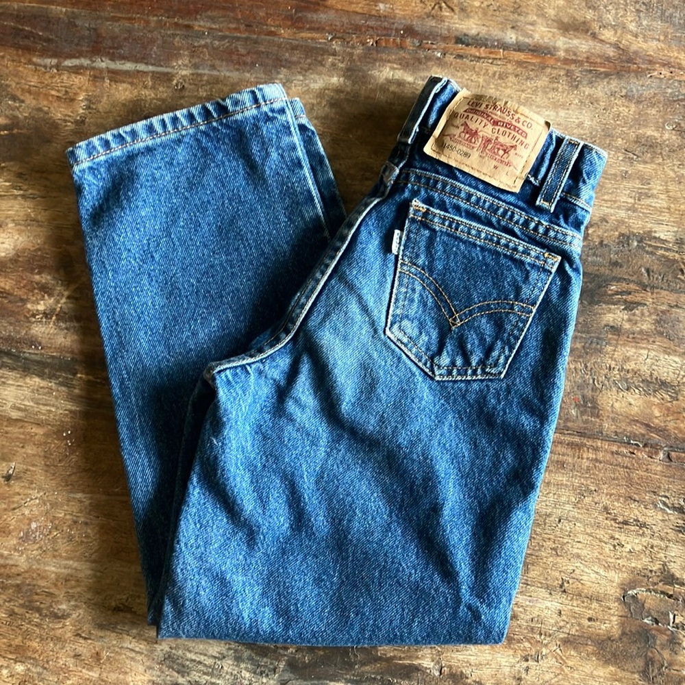 Kids Vintage Levi’s 550 relaxed fit 7 slim